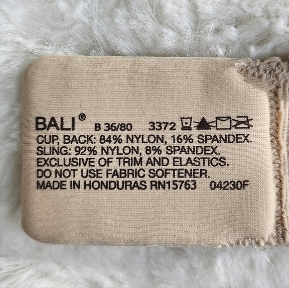 Bali Wire-Free Bra Double Support M-Frame Cushion Flex Fit 36B | style 3372 - Picture 6 of 9